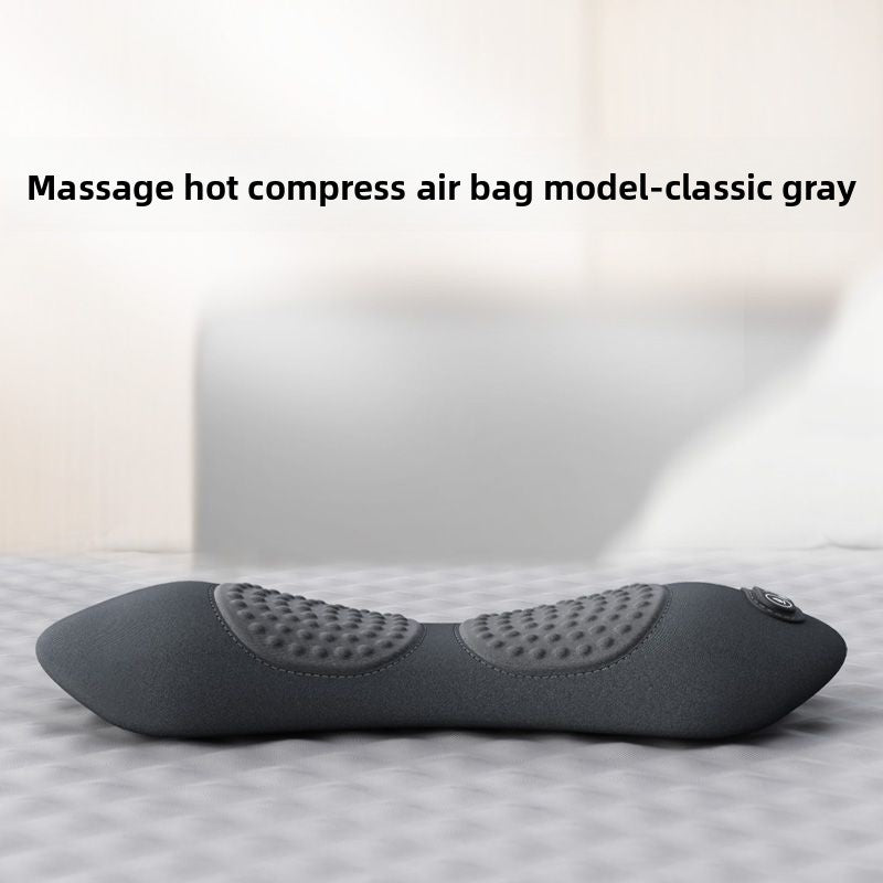 Ergonomic Lumbar Pillow with Heating and Massage